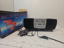 Jensen JRX100SR-144D2430 Audiovox Sirius satellite radio boombox, Works"