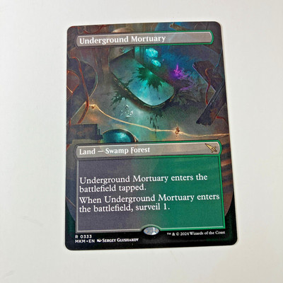 Underground Mortuary (Borderless) MKM 333 Normal English NM - MTG