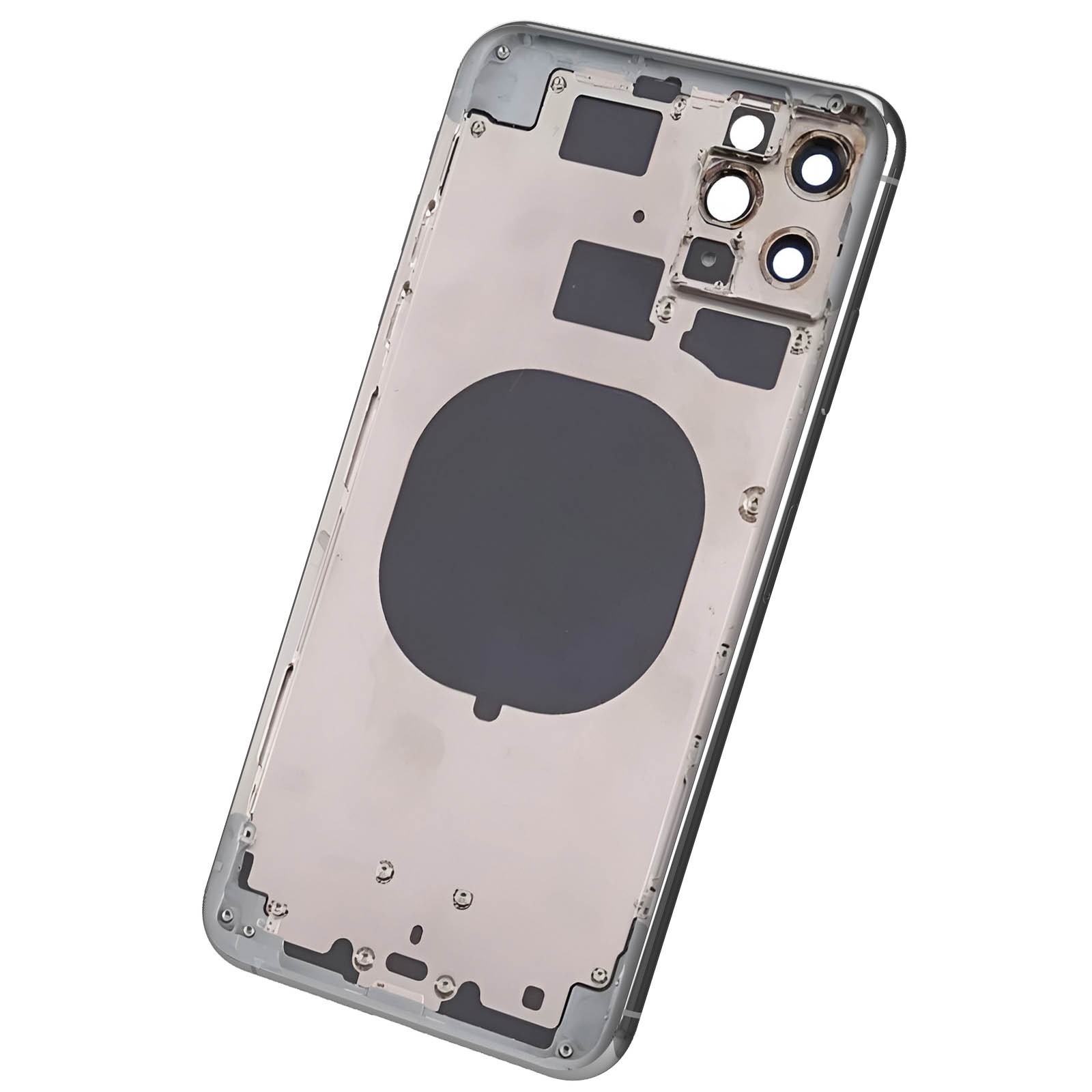 Vitre Arrière et Châssis iPhone 11 Pro Max Argent Clappio Pièce