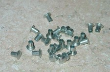 25 Semi Tubular 1/8" by 3/16" Tonka Rivets RIV-3/16