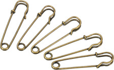 Safety Pins 1.5 Inch Large Metal Sewing Pins for Blankets Skirts Crafts Brooch M