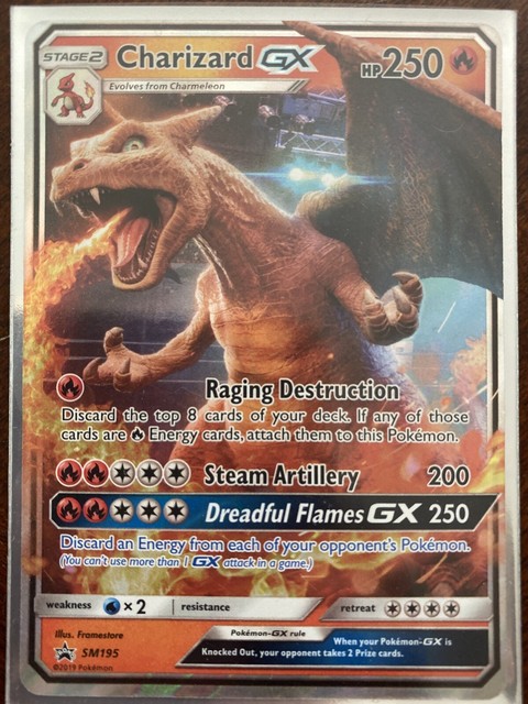 Charizard GX Pokemon card SM195 TCG : SM DETECTIVE PIKACHU PROMO MINT