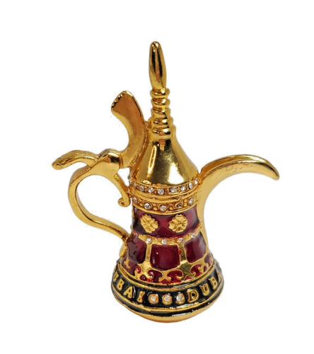 Dubai Souvenir emailliertes Schmuckstück oder Pillendose - arabische Kaffeekanne - Bild 6 von 10