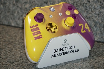 XBOX One "KOBE" Custom PAINTED S Controller, Chrome Gold ...