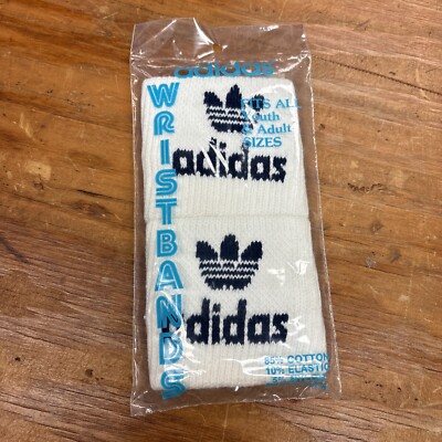 Adidas Wristbands Single Wide Vintage Trefoil 2 Pack