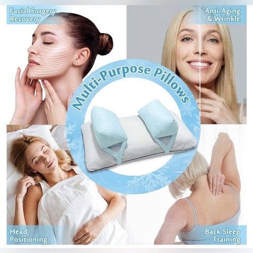 NEW Back Sleeper Beauty Pillow Anti Aging Wrinkle Face Up Head Positioning - Picture 6 of 7