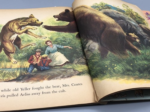 Vintage Walt Disney's Old Yeller A Little Golden Book 1957 "B"edition D65 - Picture 6 of 10