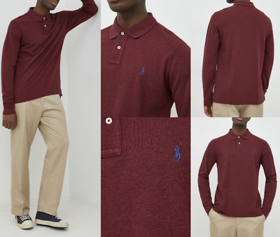 Polo Ralph Lauren Slim-Fit Polohemd Weiches Hemd T-Shirt Mesh Shirt Pony Tee XXL