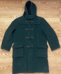 green toggle coat