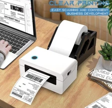 4 Rolls 4x6 Direct Thermal Shipping Labels - 250 per roll - 1000 labels