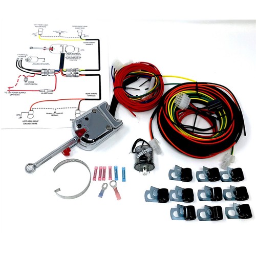 Turn Signal Switch with Complete Wiring kit 12 volts eBay