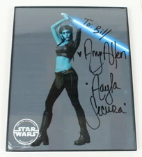 AMY ALLEN - As "Aayla Secura" From Star Wars -Autograph/Signed Picture (Framed)