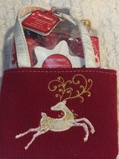 PIER 1 IMPORTS PEPPERMINT FRAGRANCE BATH HOLIDAY BATH GIFT SET 