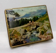 Vintage Edward Sharp & Sons Assorted Toffee Tin Hinged Lid Made In England EUC