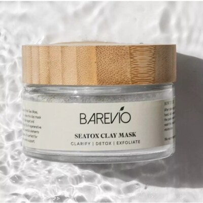 Barevio Beauty Sea Tox Clay Mask - Acne, Dark Spots, Scarring - 3 oz - (1)