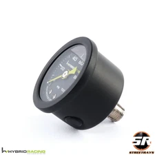 HYBRID RACING V2 LIQUID FUEL PRESSURE GAUGE 0-100 PSI 1/8 NPT  (HYB-FPG-00-03)