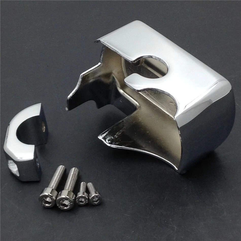 Cubierta de cilindro de líquido de frenos cromada Fit 1998-2013 Yamaha V Star 650/950/1100/1300 Foto 4 de 4