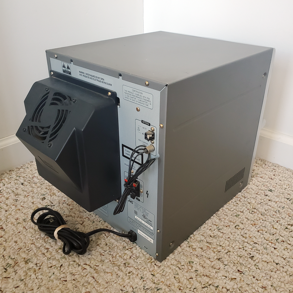 JVC MXKC45 400Watt 3Disc CD Changer Dual Cassette Player AM/FM