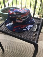 Custom Captain America Bucket Hat Exclusive Red White Blue Featuring Minion New