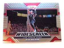 2022 Panini Prizm Basketball WNBA A'Ja Wilson Widescreen Insert Card #12 Aces