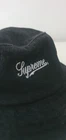 SS19 Supreme Zip Twill Crusher Taille M/L Noir Poche Seau Chapeau Made In U.S.A 