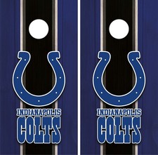 Indianapolis Colts Cornhole Board Vinyl Sticker - Decal Wrap VZ668