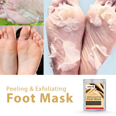 PEELING PEELING FUSSSOCKENMASKE BABY WEICHE FÜSSE ENTFERNT ABGESTORBENE HAUT SCHWIELEN UK VERKAUF