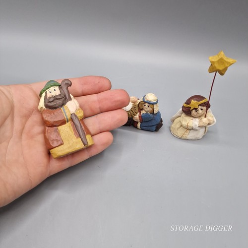 VTG Set of 3 Midwest Of Cannon Falls Eddie Walker Small Nativity Figurines - Picture 8 of 8