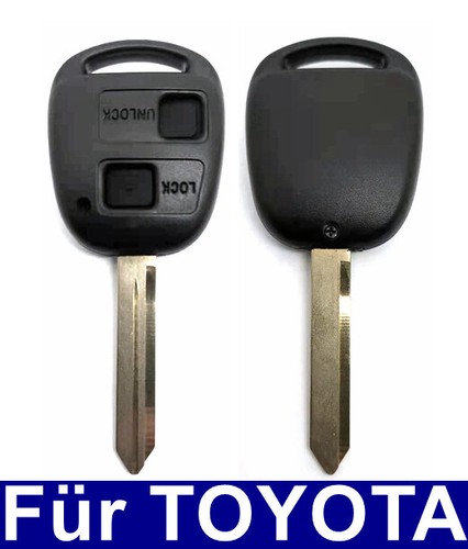 Auto Schlüssel Gehäuse 3Tasten TOY43 Für TOYOTA AYGO YARIS COROLLA AVENSIS RAV4