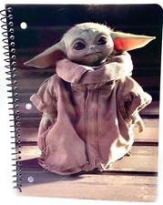STAR WARS The Child -The Mandalorian 1 Subject Notebook 80 Wide Ruled Sheets