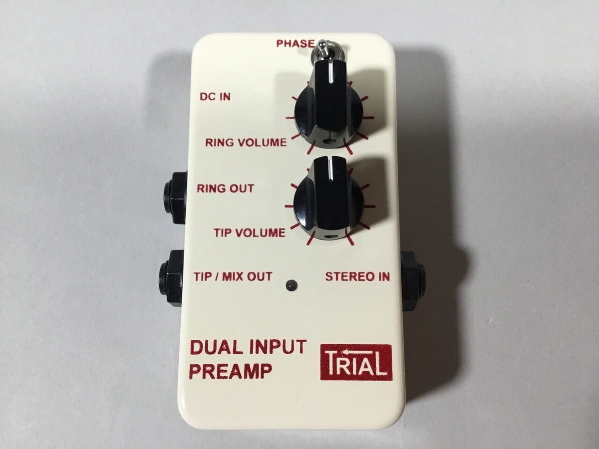 TRIAL トライアル DUAL INPUT PREAMP TRIAL DUAL INPUT PREAMP | 高早楽器技術 / TRIAL Online Shop