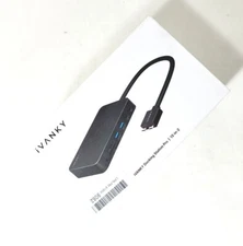 MacBook Pro Docking Station, iVANKY 12 in 2 Dual 4K@60Hz (NO POWER ADAPTER)