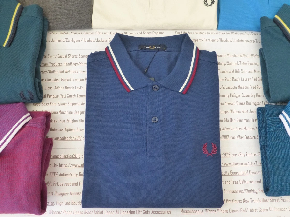 Fred perry top polo shirt ebay