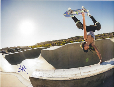 LIZZIE ARMANTO Signed x 11 Photo X GAMES Skateboarding FREE