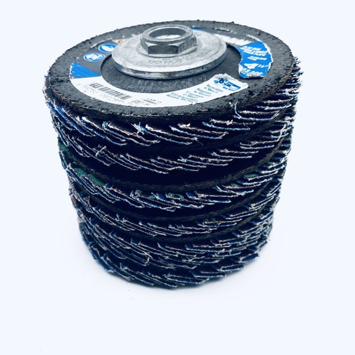 LOT OF 7 NORTON 66623399028 FLAP DISC TYPE 29 4-1/2" X 36 GRIT, 5/8-11 R766 - Picture 4 of 6