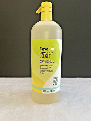Deva Curl Low Poo Delight Weightless Waves Mild Lather Cleanser 32oz New w/o Box