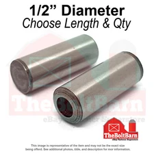 1/2" Pull-Out Dowel Pins Alloy Steel Plain (Choose Length & Quantity)