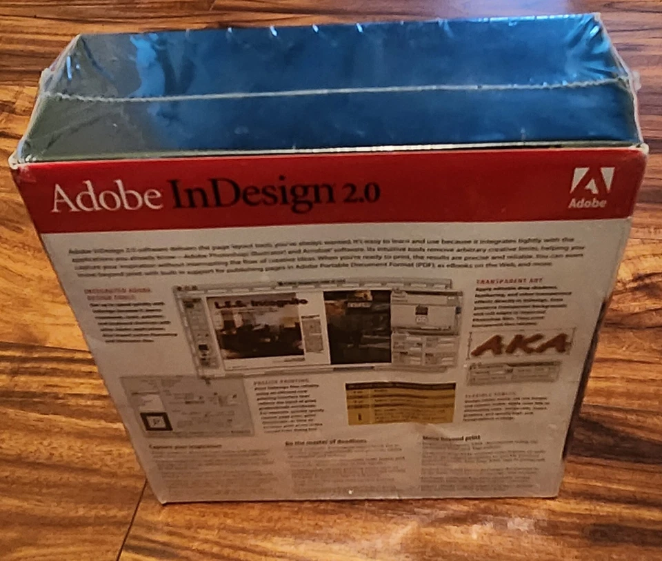 Adobe InDesign 2.0 Complete Software New In Box ~ Macintosh ~ Sealed - Image 3 of 3