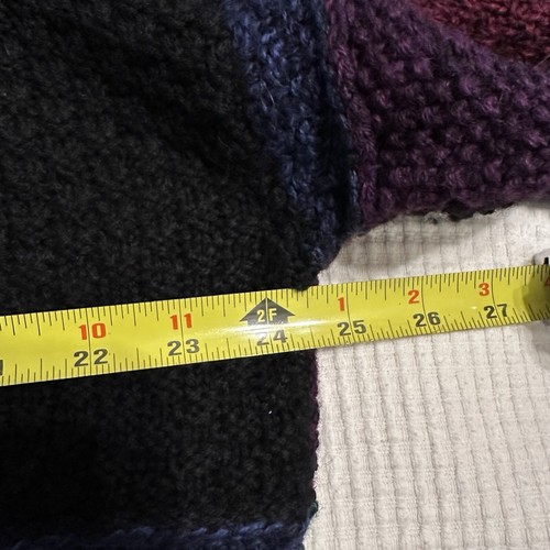 ⭐️⭐️ Northern Isles Wool Sweater Knitted By Hand Color block Sz L EUC - Picture 4 of 7