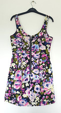 BNWOT Divided Ladies Short Length Strappy Summer Dress in Multi Design Size 10