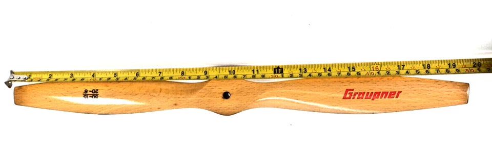 Graupner Wooden Propeller RC Airplane Spares Parts Accessories 50cm Vintage - Image 2 of 3