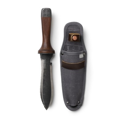 Hori Hori Ultimate - Garden Knife with Double-Edged Tempered Steel Blade, Wal...