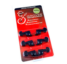 Grover Black 3 x 3 Roto-Grip Mini Locking Guitar Tuners 505BC