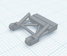 Gasser Wheelie Bar (3D printed resin) NEW DESIGN