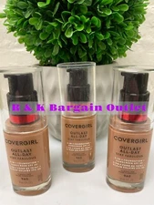 COVERGIRL OUTLAST Stay Fabulous 3-IN-1 Foundation 960 Classic Tan 1oz Ea 3pcs 