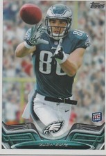 2013 Topps Football #384 Zach Ertz PHILADELPHIA EAGLES Rookie Card 23. rookie card picture