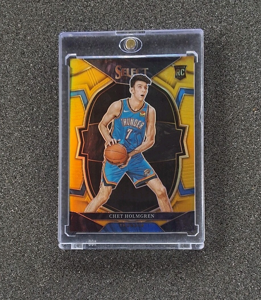 2022-23 Chet Holmgren Select #83 True Gold  10/10 RC OKC Thunder NBA Finals
