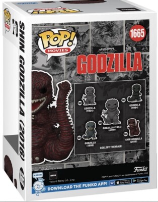 Godzilla 70th Anniversary Shin Godzilla (2016) Funko Pop! #1665