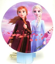 Disney Frozen II 2 Princess Elsa  Anna LED Night Light Hallway Kids Bedroom