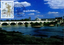 MAXIMAPHILIE / CARTE MAXIMUM PREMIER JOUR / TOURS 2001